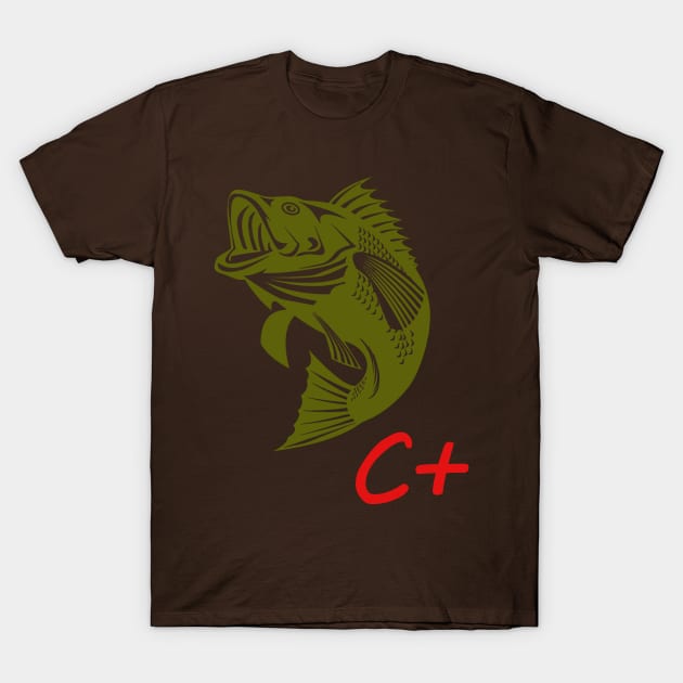 I caught a sea bass! oh wait.. its atleast a C+ T-Shirt by archclan